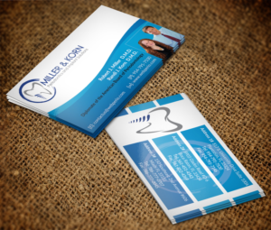 Business Card Design by AFHUN for Miller & Korn Periodontics and Implant Solutions | Design: #9377926