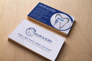 Business Card Design by chandrayaan.creative for Miller & Korn Periodontics and Implant Solutions | Design: #9380643