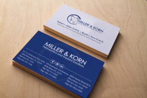 Business Card Design by chandrayaan.creative for Miller & Korn Periodontics and Implant Solutions | Design: #9380651