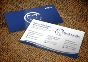 Business Card Design by chandrayaan.creative for Miller & Korn Periodontics and Implant Solutions | Design: #9380653