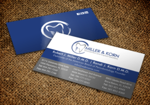Business Card Design by chandrayaan.creative for Miller & Korn Periodontics and Implant Solutions | Design: #9403832