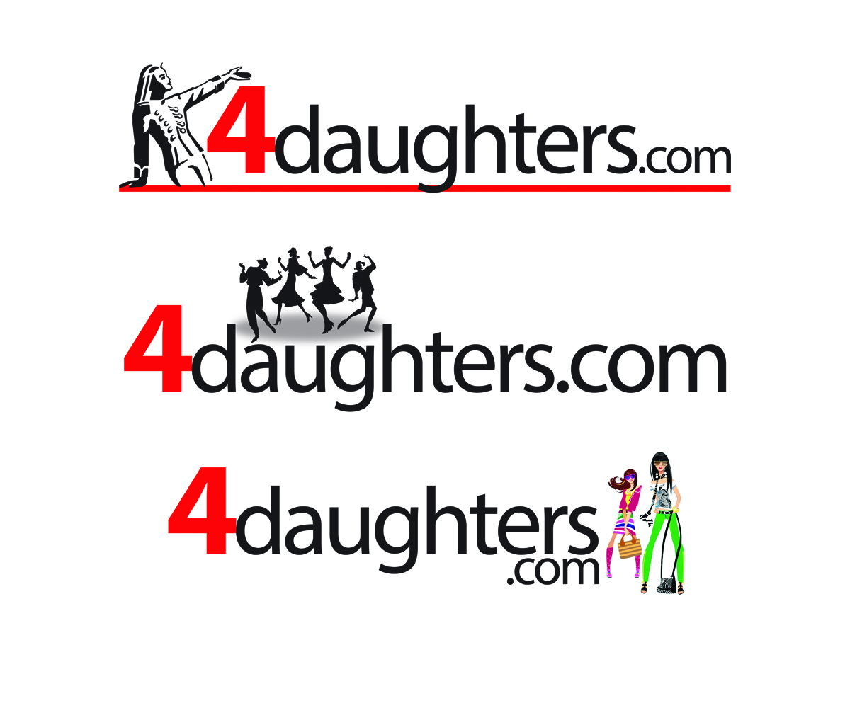 Logo Design by Hot Rod for 4daughters.com | Design #9385412