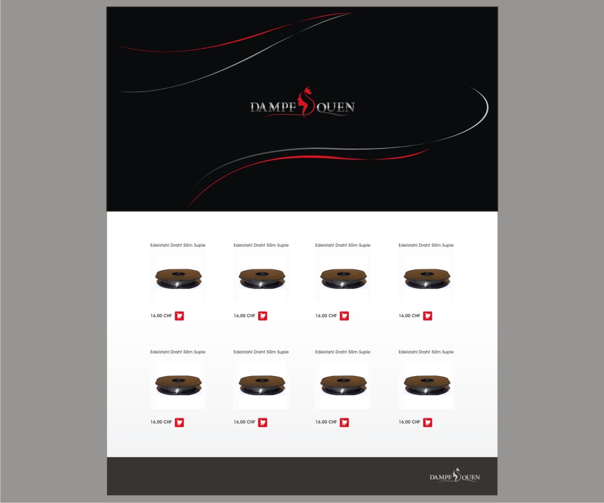 Web Design by parasaa for Dampfqueen | Design #9529267