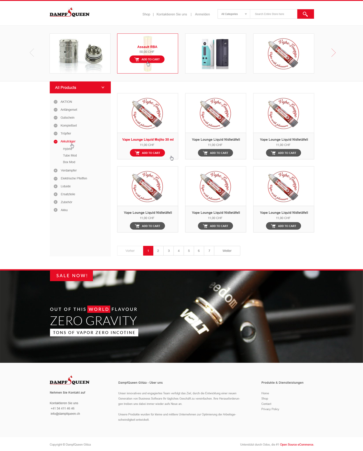 Web-Design von Vikram M für Dampfqueen | Design #9412733