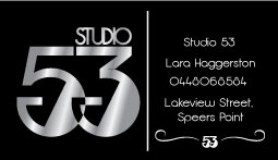 Business Card Design by czadesign for studio 53 | Design #2061157
