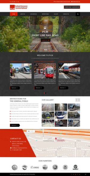 Web Design by pb for Portland Vancouver Junction Railroad | Design: #9393713