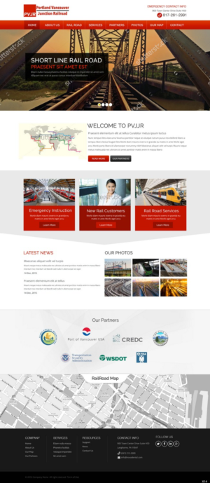 Web Design by pb for Portland Vancouver Junction Railroad | Design: #9393715