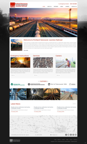 Web Design by pb for Portland Vancouver Junction Railroad | Design: #9393717