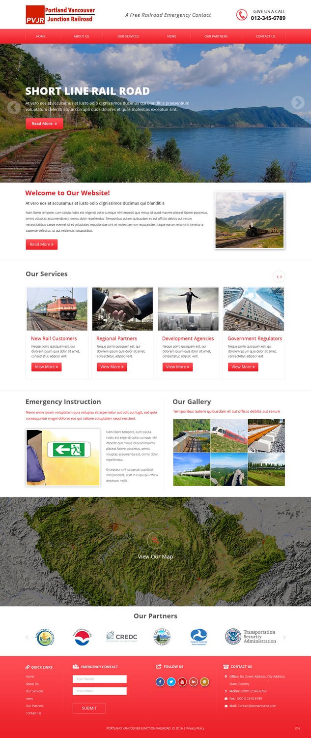 Diseño Web por pb para Portland Vancouver Junction Railroad | Diseño #9393727