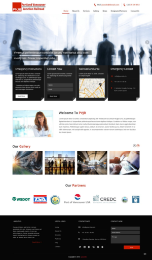 Web Design by pb for Portland Vancouver Junction Railroad | Design: #9393731