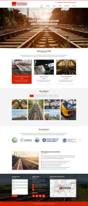 Web Design by pb for Portland Vancouver Junction Railroad | Design: #9393732