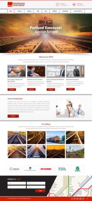 Web Design by pb for Portland Vancouver Junction Railroad | Design: #9393743