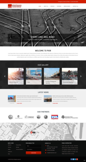 Web Design by pb for Portland Vancouver Junction Railroad | Design: #9406166