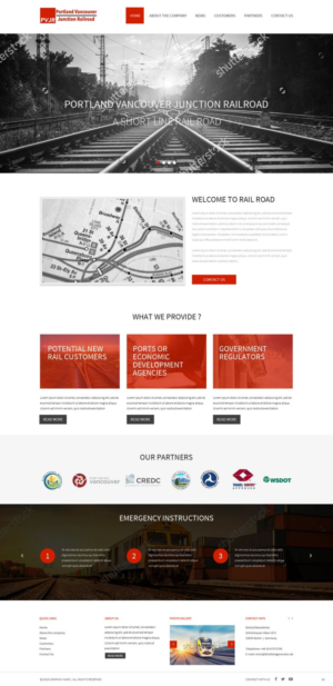 Web Design by pb for Portland Vancouver Junction Railroad | Design: #9406182