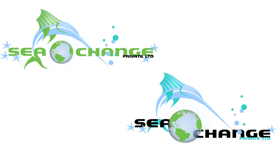 Logo Design by Shel Kavanagh for SeaChange Pte Ltd | Design #16020