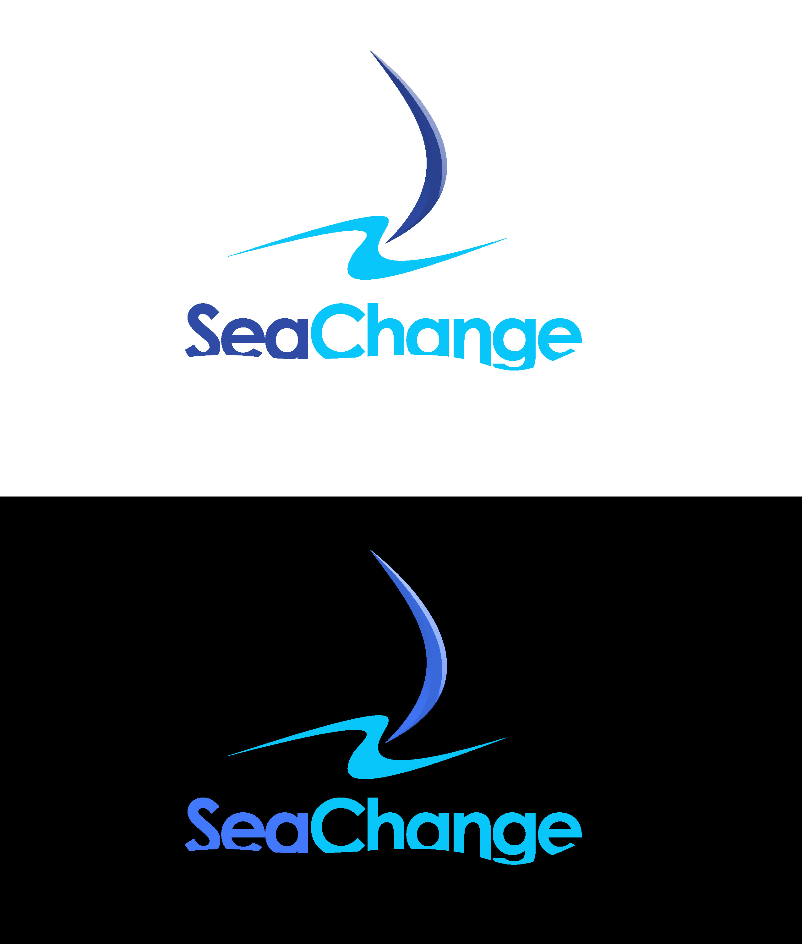 Logo Design by Perkins Design Studio for SeaChange Pte Ltd | Design #16415