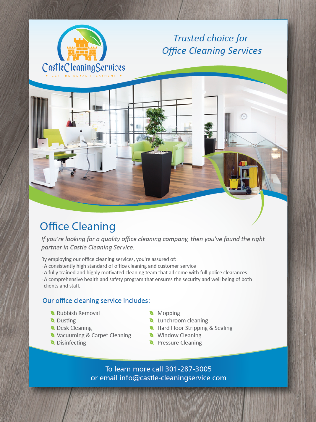office cleaning flyer