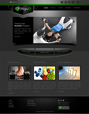 Diseño Web por James Abran para este proyecto | Diseño #2062251