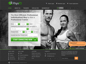 PhysIQ Website Design Project | Diseño Web por CreativeIyke
