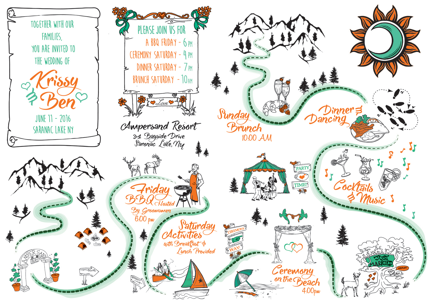 Invitation Design by Ingrid Jones for this project | Design #9453984