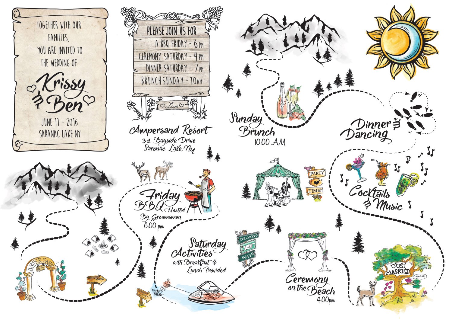 Invitation Design by Ingrid Jones for this project | Design #9480050