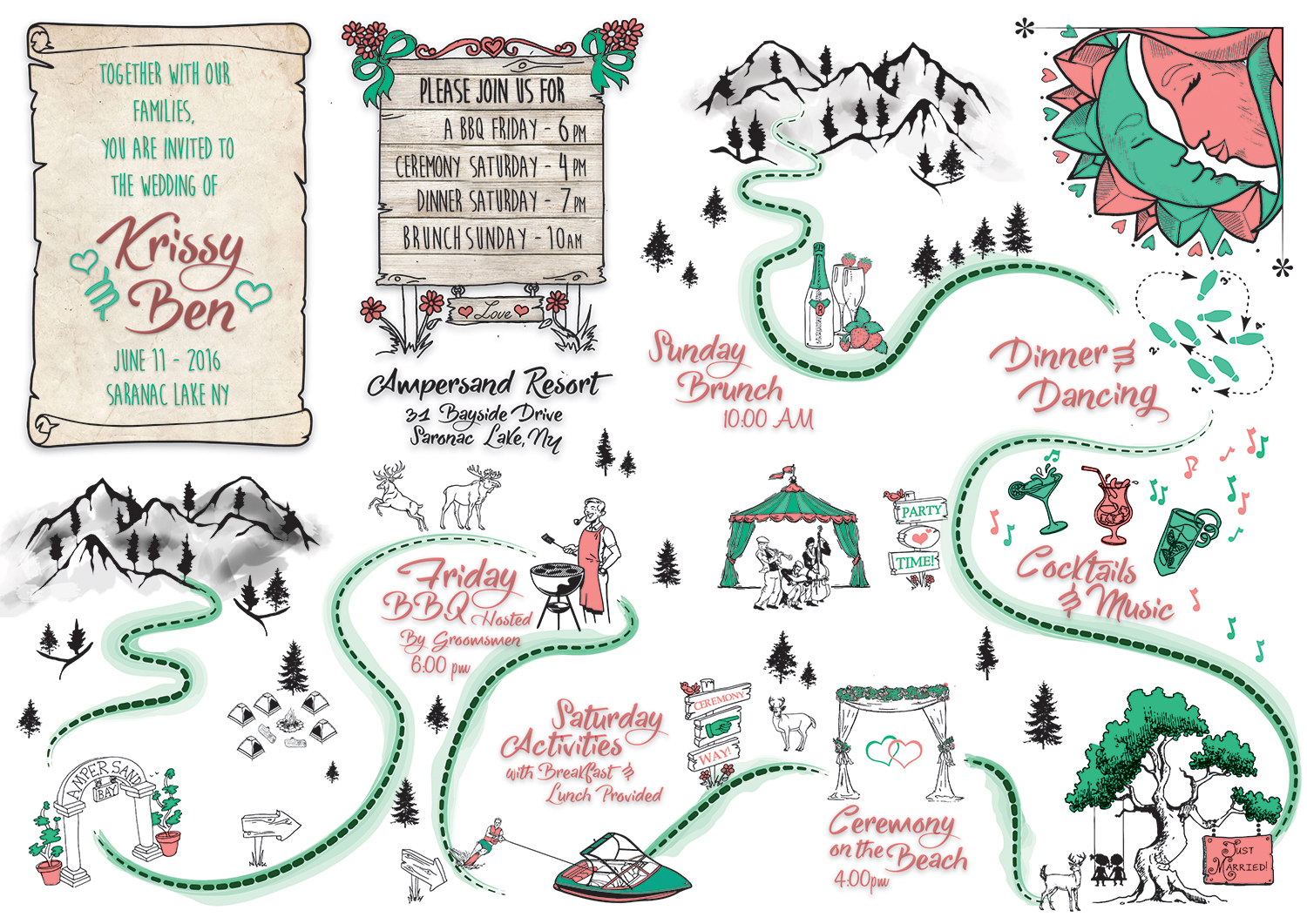 Invitation Design by Ingrid Jones for this project | Design #9489160