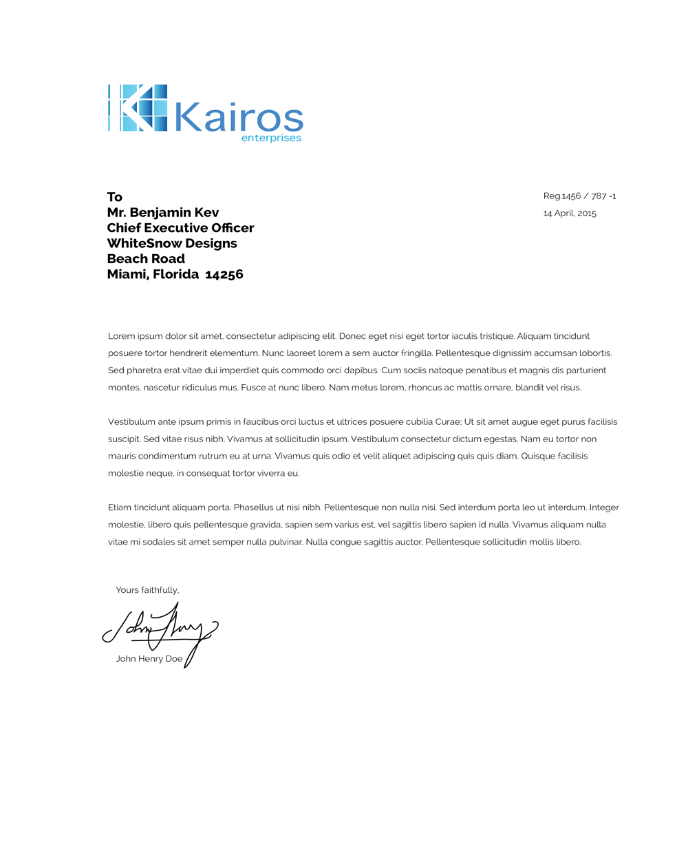 Diseño de Logo por Cog Creation para Karios Enterprises | Diseño #9425086