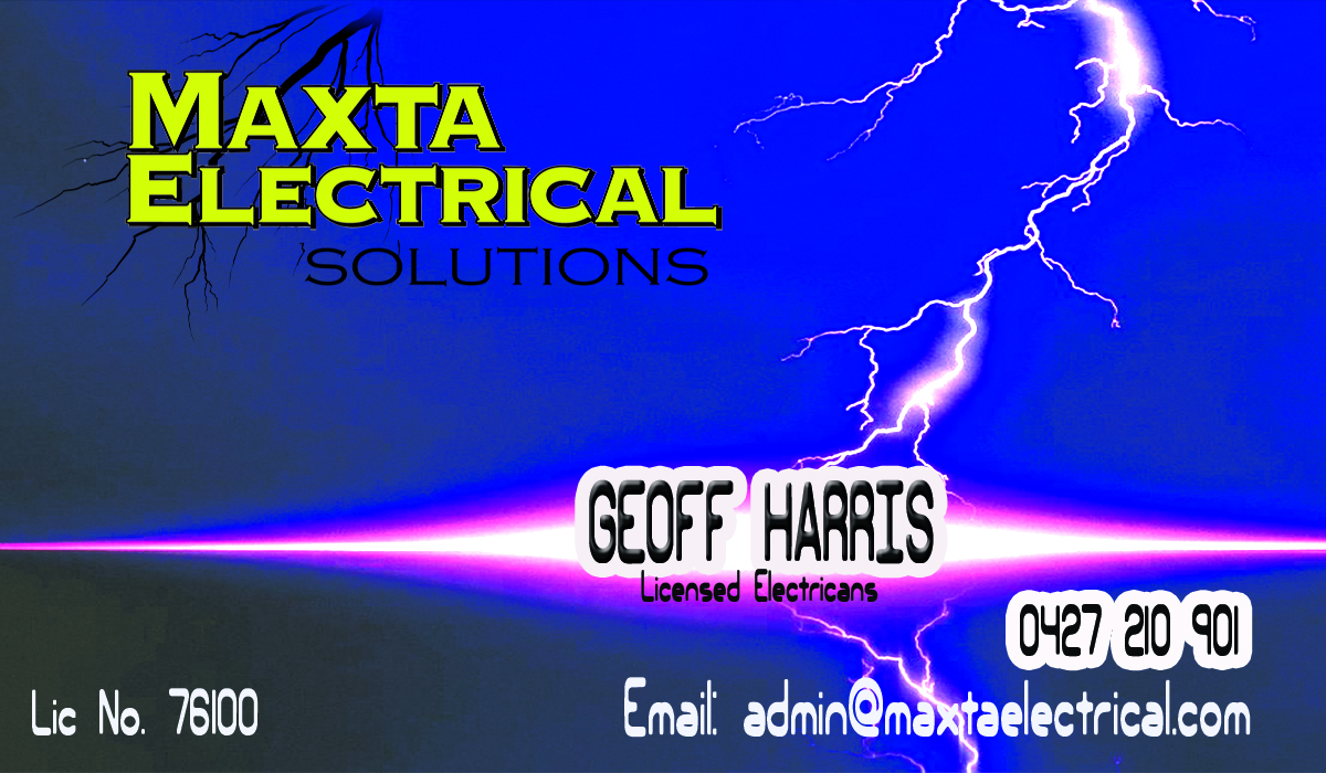 Diseño de Tarjeta de Presentación por JAYR para Maxta Electrical Solutions | Diseño #2061412
