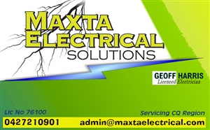 Business Card Design by maddesigner for Maxta Electrical Solutions | Design: #2056142