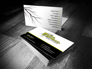 Business Card Design by Sarah Mathews for Maxta Electrical Solutions | Design: #2055189