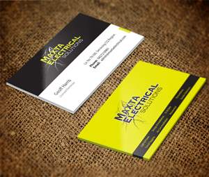 Business Card Design by Mulugeta for Maxta Electrical Solutions | Design: #2058935