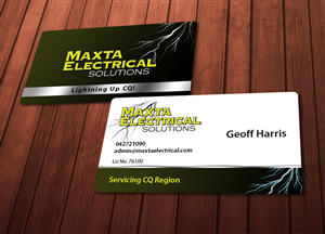 Design de Carte de Visite par Chere pour Maxta Electrical Solutions | Design #2066884