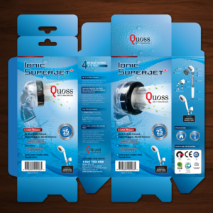 Box Package Design for a brand new patented shower head  | Diseño de Empaque por Souvik Roy (Alex Pro)