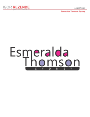 Logo Design by Igor Rezende  for ESMERALDA THOMSON | Design #9460099