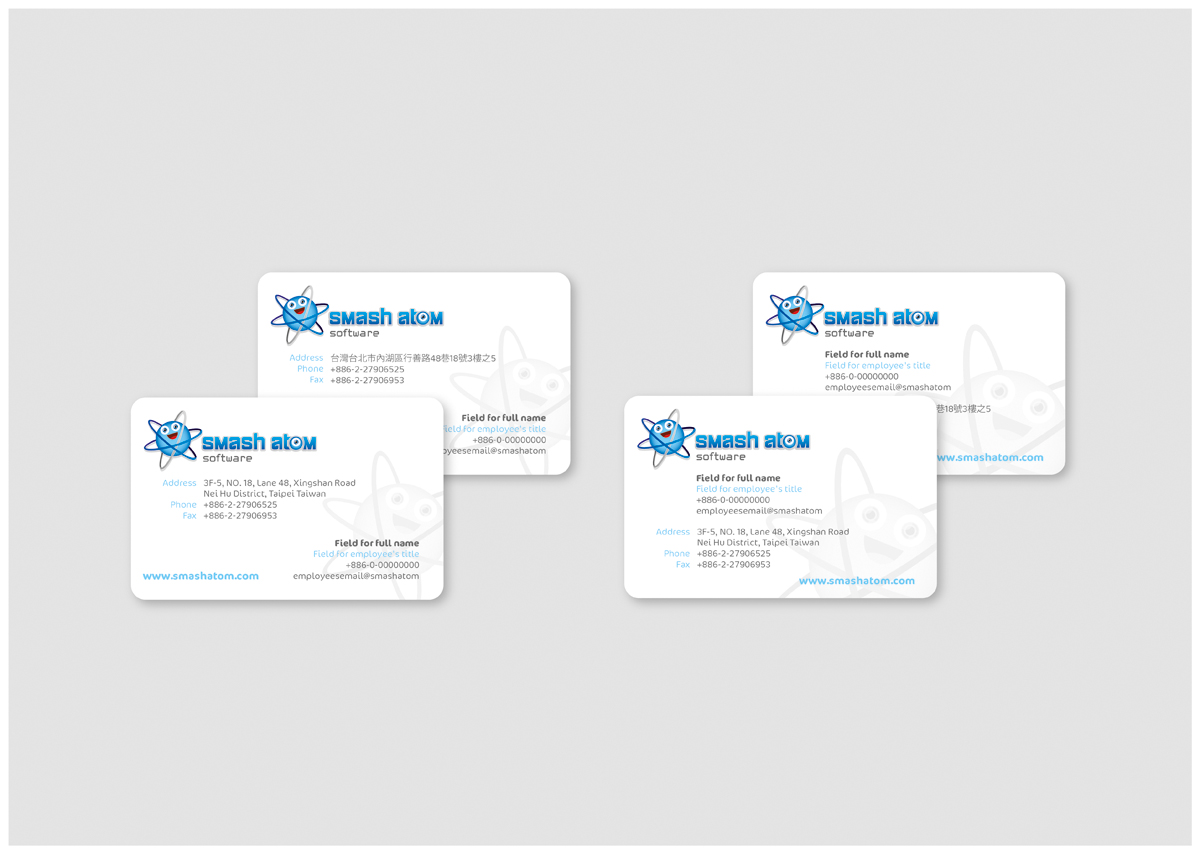 Stationery Design by Kadus Design for Smash Atom Software | Design #417769