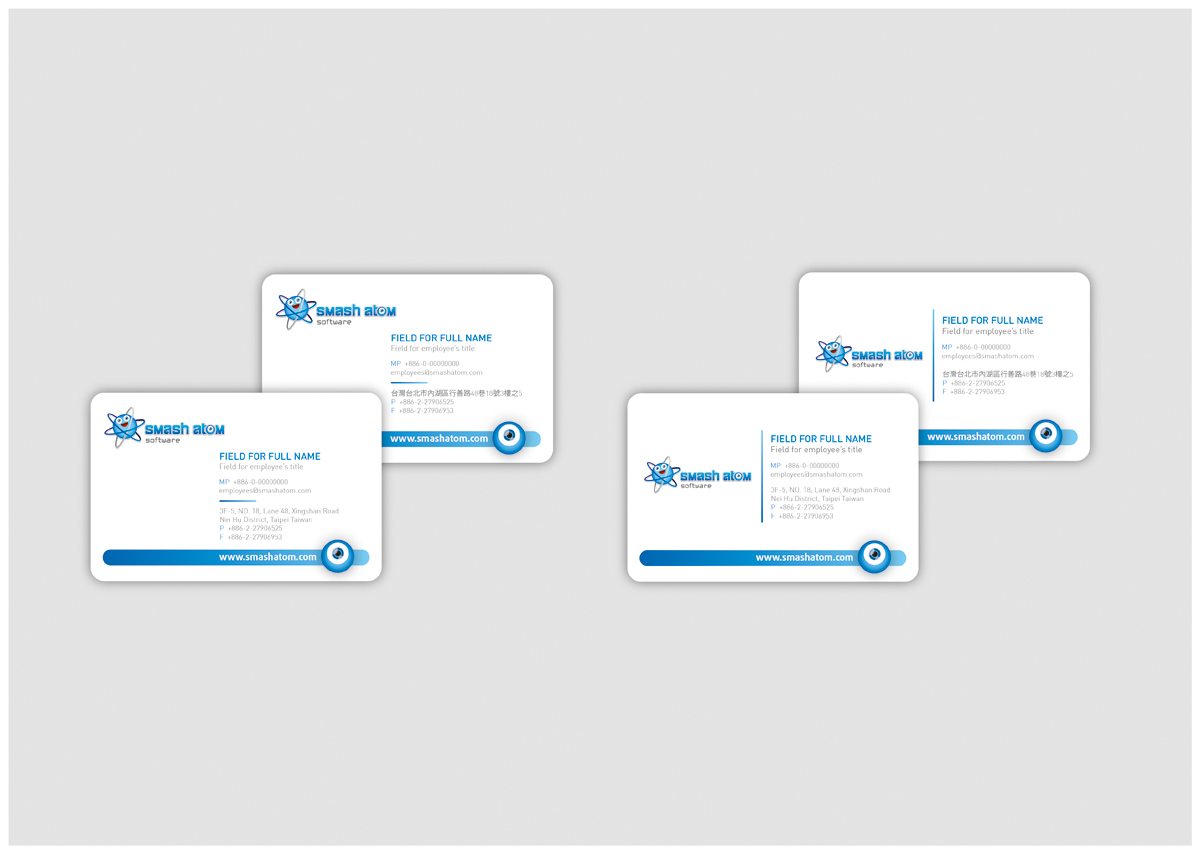 Stationery Design by Kadus Design for Smash Atom Software | Design #419078
