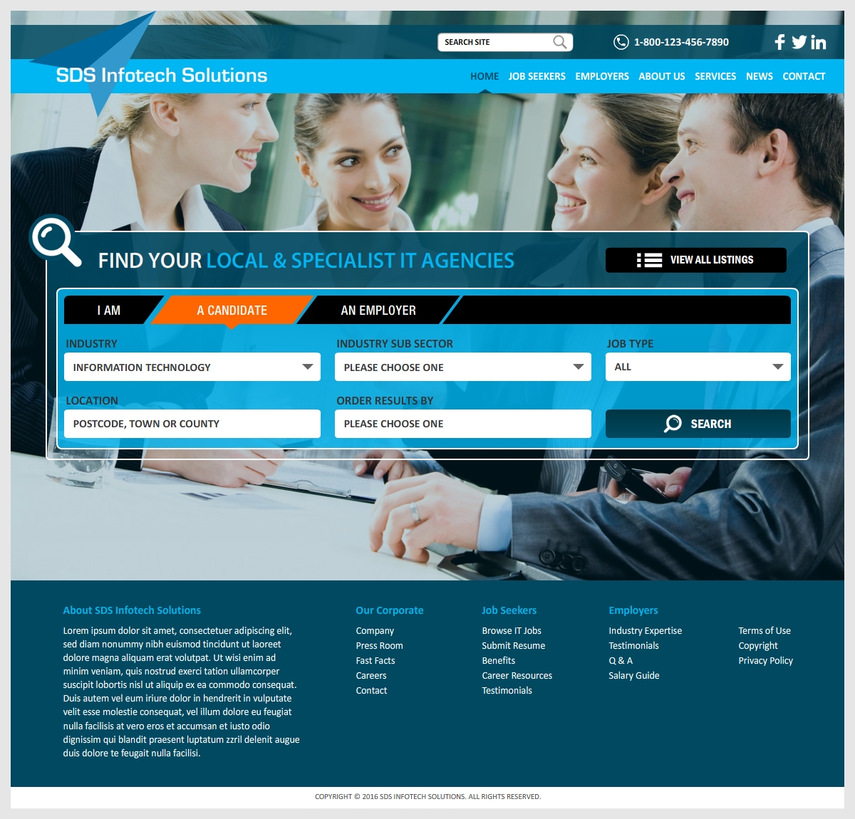 Web Design by -Marc- for this project | Design #9426630