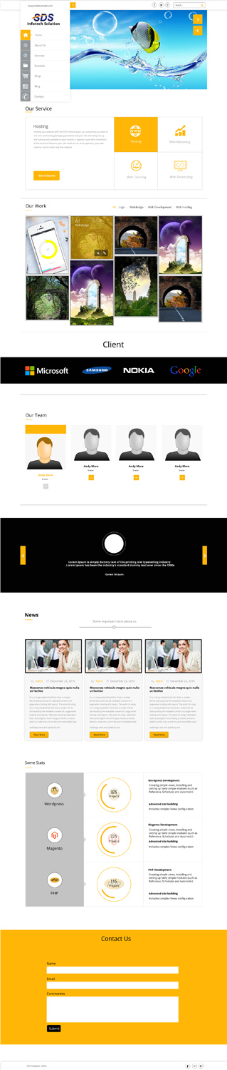 Diseño Web por Devaliya para este proyecto | Diseño #9394135