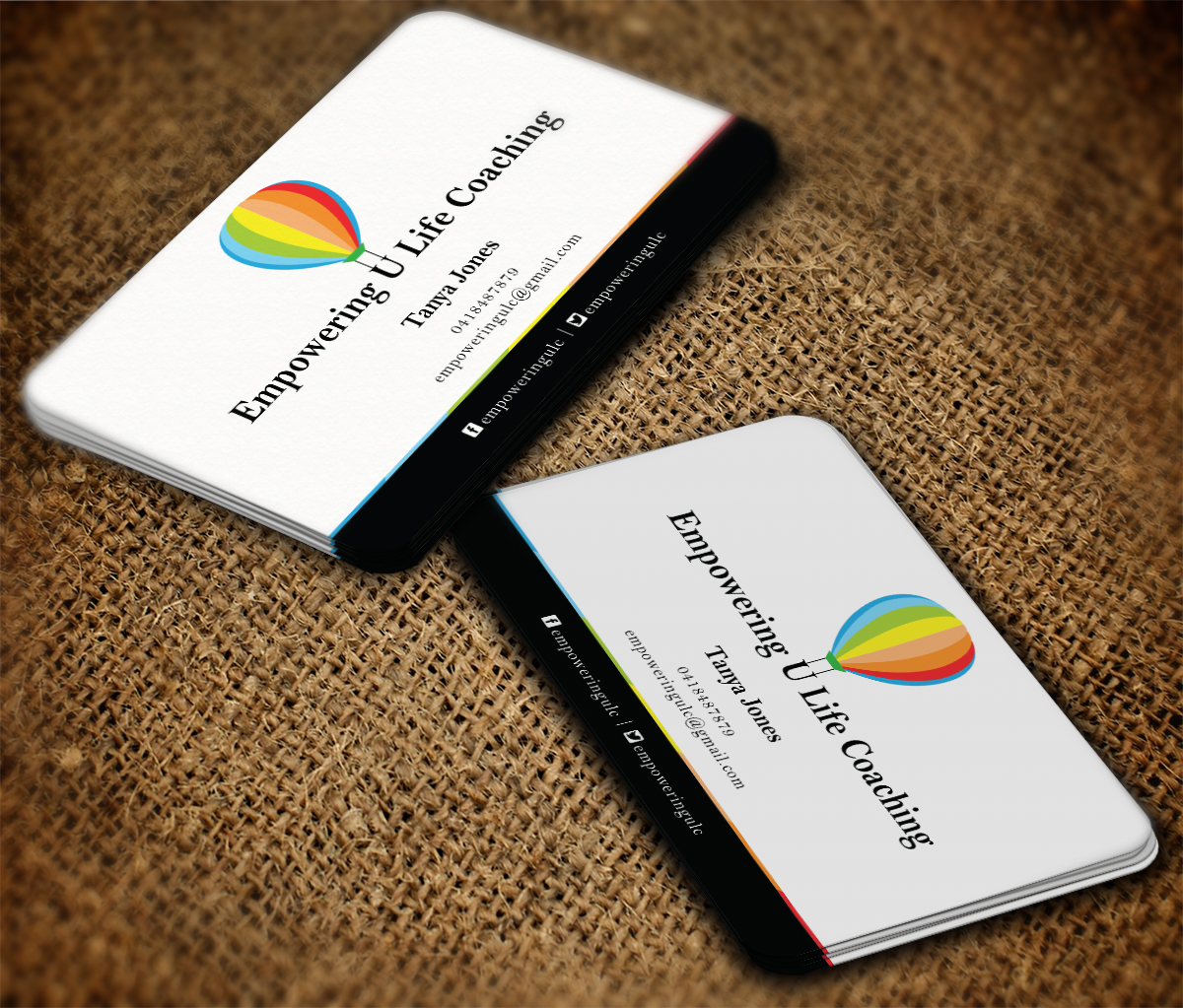Diseño de Tarjeta de Presentación por MT para Empowering U Life Coaching | Diseño #9422539