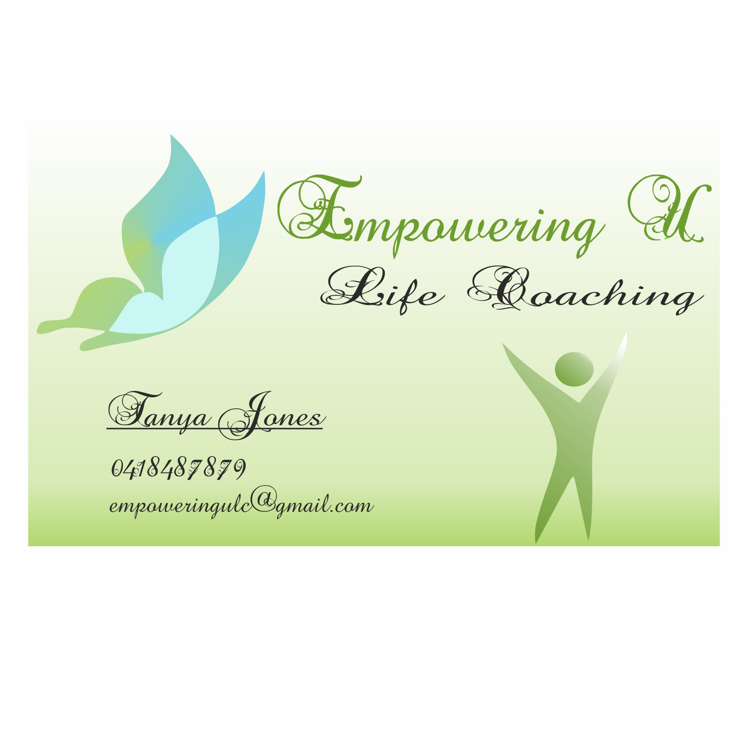 Business Card Design by Priya Agrawal for Empowering U Life Coaching | Design #9813803