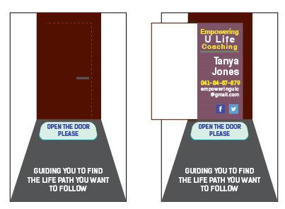 Diseño de Tarjeta de Presentación por ortegaruben para Empowering U Life Coaching | Diseño #9798395