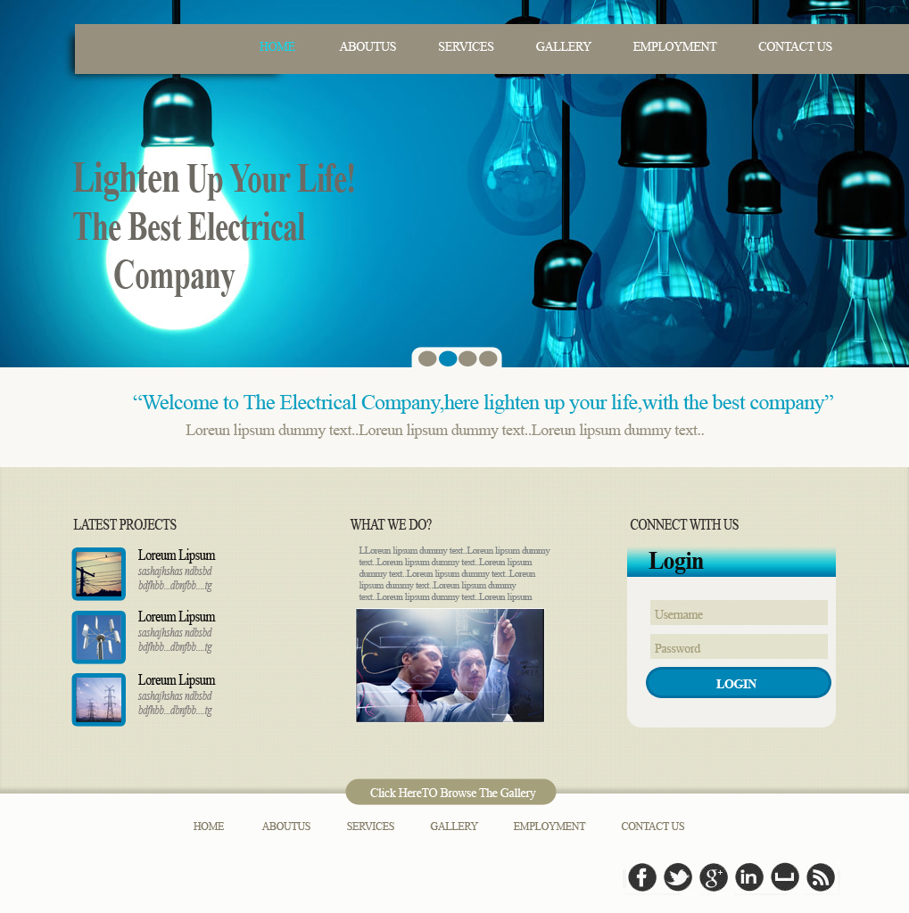 Web Design par musarrat pour Byrd Electrical | Design #2067721