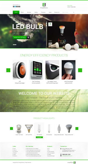 Web Design par AVROM pour Byrd Electrical | Design : #2074067