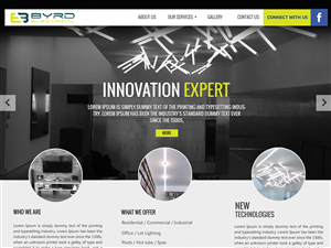 Web Design par designerkochi pour Byrd Electrical | Design : #2094356