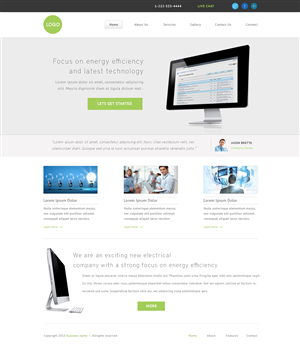 Web Design by tinthumb for Byrd Electrical | Design #2054945