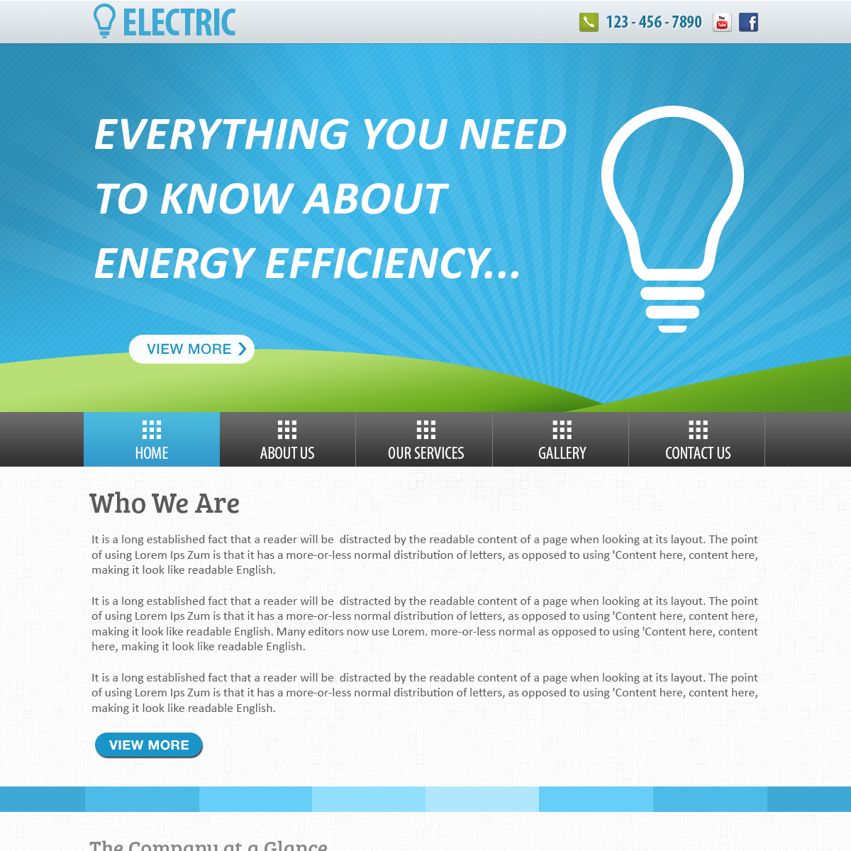 Web Design par FC web designer pour Byrd Electrical | Design #2057242