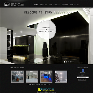 Web Design par JM pour Byrd Electrical | Design : #2103079