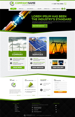 Web Design by dp for Byrd Electrical | Design #2060733