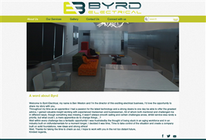 Web Design par ChicD pour Byrd Electrical | Design : #2081552
