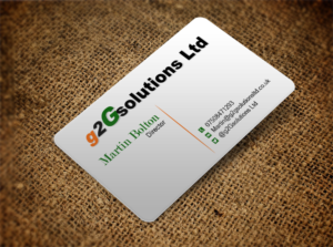 Business Card Design by Lanka Ama for g2Gsolutions ltd | Design: #9388280